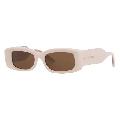 Gucci Woman Sunglass GG1528S - Frame color: Ivory, Lens color: Brown