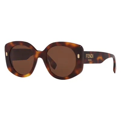 Fendi Woman Sunglass Fendi Roma FE40137I - Frame color: Tortoise Blonde, Lens color: Brown