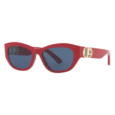 DIOR Woman Sunglass 30Montaigne B5U CD40156U - Frame color: Red, Lens color: Blue