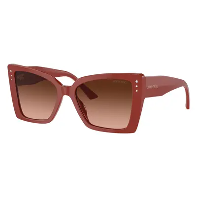 Jimmy Choo Woman Sunglass JC5001B - Frame color: Red, Lens color: Pink Gradient Grey