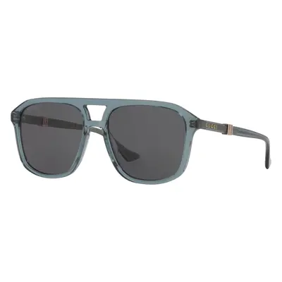 Gucci Man Sunglass GG1494S - Frame color: Green, Lens color: Grey