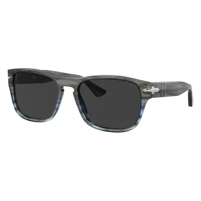 Persol Unisex Sunglass PO3341S - Frame color: Striped Grey Gradient Blue, Lens color: Polar Dar