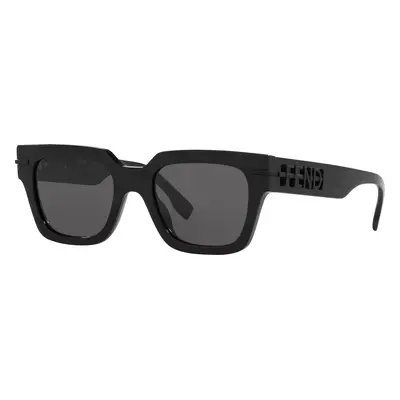 Fendi Man Sunglass FE40078I - Frame color: Black Shiny, Lens color: Blue