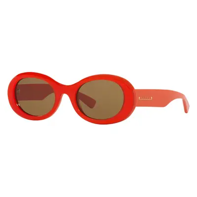 Gucci Woman Sunglass GG1587S - Frame color: Orange, Lens color: Brown