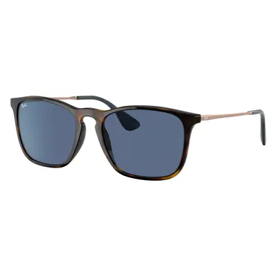 Ray-Ban Man Sunglass RB4187 Chris - Frame color: Havana, Lens color: Blue