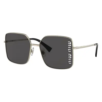 Miu Miu Woman Sunglass MU 51YS - Frame color: Pale Gold, Lens color: Dark Grey