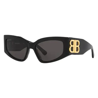 Balenciaga Woman Sunglass BB0321S - Frame color: Black, Lens color: Grey