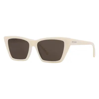 Saint Laurent Woman Sunglass SL 276 Mica - Frame color: Ivory, Lens color: Grey