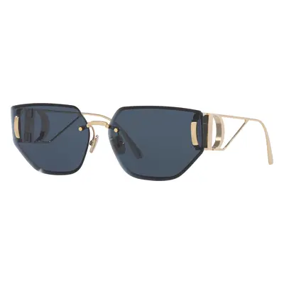 DIOR Woman Sunglass 30Montaigne B3U Cd40146U - Frame color: Gold Shiny, Lens color: Blue