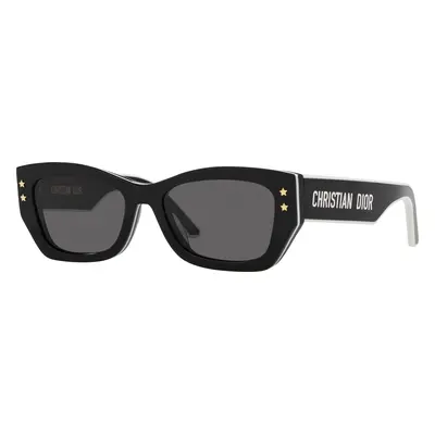 DIOR Woman Sunglass Diorpacific S2U - Frame color: Black, Lens color: Smoke