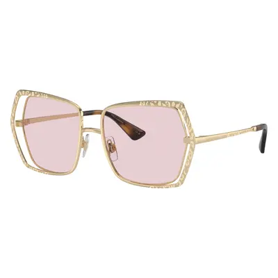 Dolce&Gabbana Woman Sunglass DG2306 - Frame color: Pale Gold, Lens color: Photo Pink To Purple