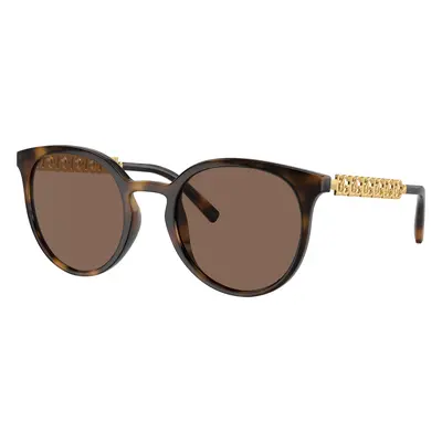 Dolce&Gabbana Woman Sunglass DG6189U - Frame color: Havana, Lens color: Dark Brown