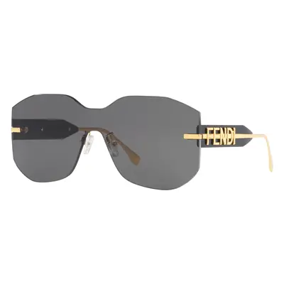 Fendi Woman Sunglass FE40067U - Frame color: Gold Shiny, Lens color: Grey