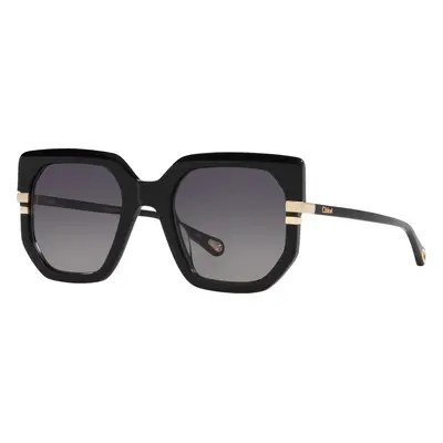 Chloé Woman Sunglass CH0240S - Frame color: Black, Lens color: Grey