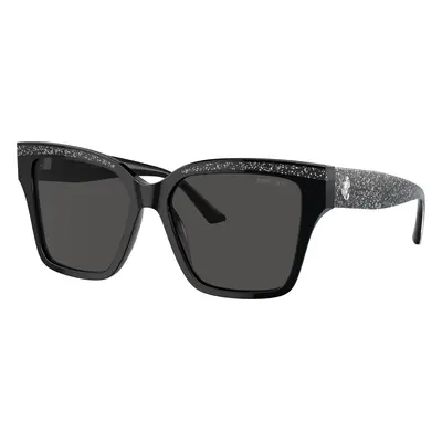 Jimmy Choo Woman Sunglass JC5003 - Frame color: Black Glitter, Lens color: Dark Grey