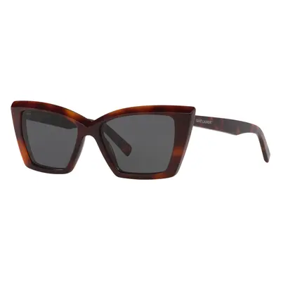 Saint Laurent Woman Sunglass SL 657 - Frame color: Tortoise, Lens color: Black