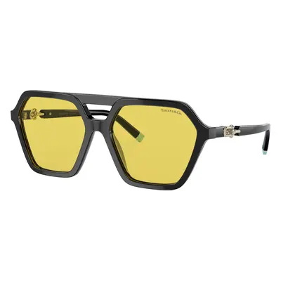 Tiffany & Co. Woman Sunglass TF4198 - Frame color: Black, Lens color: Yellow