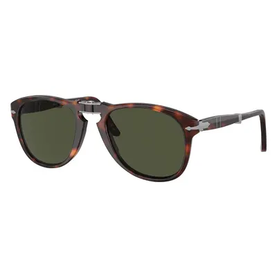 Persol Man Sunglass PO0714 714 - Original - Frame color: Havana, Lens color: Green