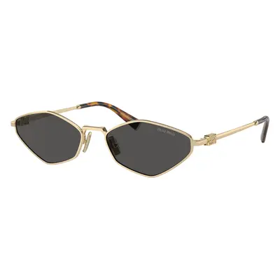 Miu Miu Woman Sunglass MU 56ZS - Frame color: Pale Gold, Lens color: Dark Grey