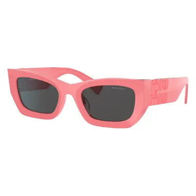 Miu Miu Woman Sunglass MU 09WS Runway - Frame color: Dark Pink, Lens color: Dark Grey