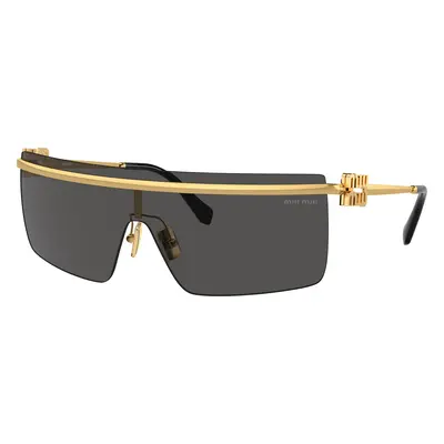 Miu Miu Woman Sunglass MU 50ZS - Frame color: Gold, Lens color: Dark Grey