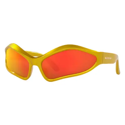 Balenciaga Unisex Sunglass BB0314S - Frame color: Yellow, Lens color: Red