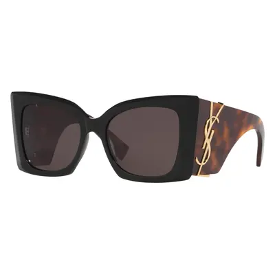 Saint Laurent Woman Sunglass SL M119 Blaze - Frame color: Black, Lens color: Brown