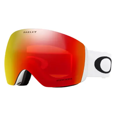 Oakley Unisex Sunglass OO7050 Flight Deck™ L Snow Goggles - Frame color: Matte White, Lens colo