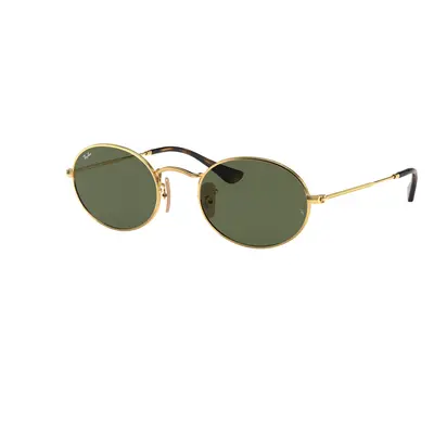 Ray-Ban Unisex Sunglass RB3547N Oval Flat Lenses - Frame color: Arista Gold, Lens color: G-15 G