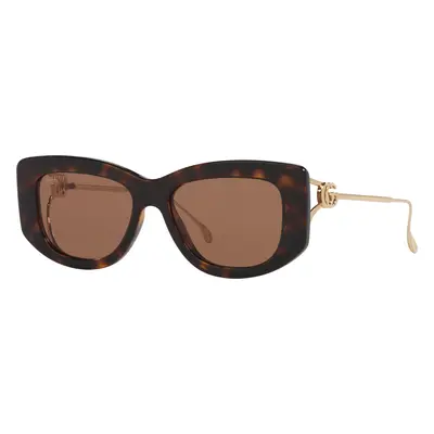 Gucci Woman Sunglass GG1566S - Frame color: Tortoise, Lens color: Brown