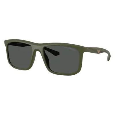 Emporio Armani Man Sunglass EA4234U - Frame color: Matte Green, Lens color: Dark Grey