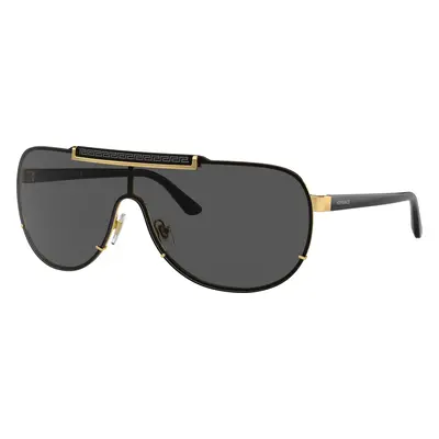 Versace Man Sunglass VE2140 - Frame color: Gold, Lens color: Dark Grey