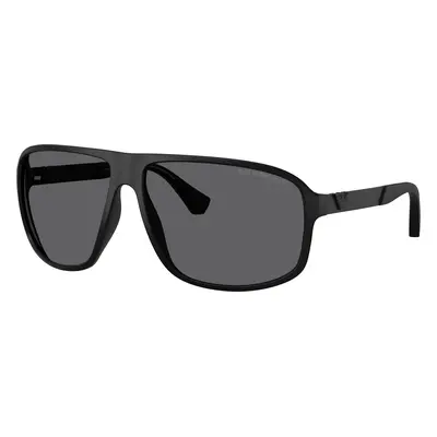 Emporio Armani Man Sunglass EA4029 - Frame color: Matte Black, Lens color: Grey Polar