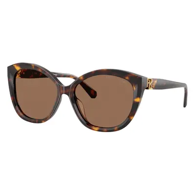 Ralph Lauren Woman Sunglass RL8225U - Frame color: Dark Havana, Lens color: Brown