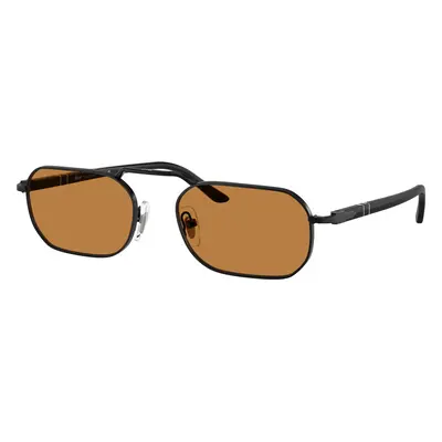 Persol Unisex Sunglass PO1020S - Frame color: Demigloss Black, Lens color: Yellow Brown