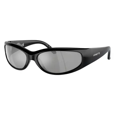 Arnette Man Sunglass AN4302 Catfish - Frame color: Recycled Black, Lens color: Silver