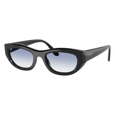 Vogue Eyewear Woman Sunglass VO5616S - Frame color: Black, Lens color: Clear Gradient Light Blu