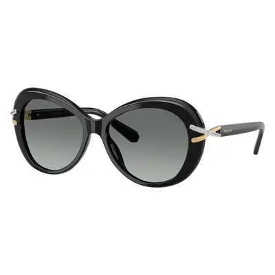 Swarovski Woman Sunglass SK6026 - Frame color: Black, Lens color: Grey Gradient