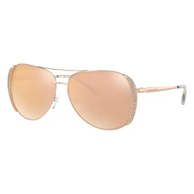 Michael Kors Woman Sunglass MK1082 Chelsea Glam - Frame color: Rose Gold, Lens color: Rose Gold