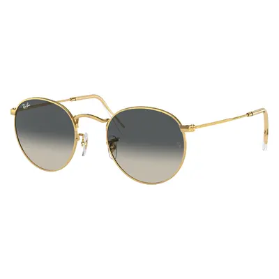 Ray-Ban Unisex Sunglass RB3447 Round Metal - Frame color: Gold, Lens color: Grey