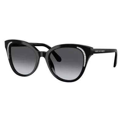 Swarovski Woman Sunglass SK6031 - Frame color: Black, Lens color: Gradient Grey Polar