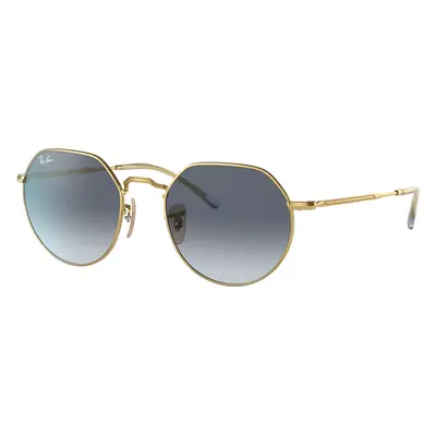 Ray-Ban Unisex Sunglass RB3565 Jack - Frame color: Arista Gold, Lens color: Blue/Grey