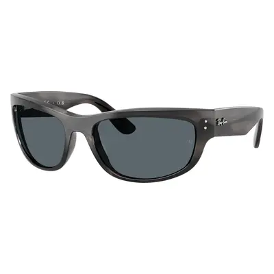 Ray-Ban Unisex Sunglass RB2289 Mega Balorama - Frame color: Striped Gray, Lens color: Blue