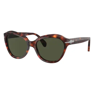 Persol Woman Sunglass PO0582S - Frame color: Havana, Lens color: Green