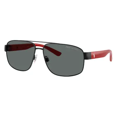 Polo Ralph Lauren Man Sunglass PH3156 - Frame color: Semi Shiny Black, Lens color: Polar Dark G