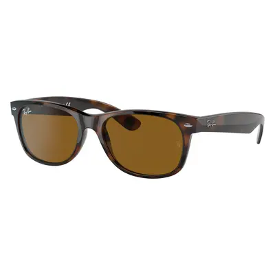 Ray-Ban Unisex Sunglass RB2132 New Wayfarer Classic - Frame color: Light Havana, Lens color: B-