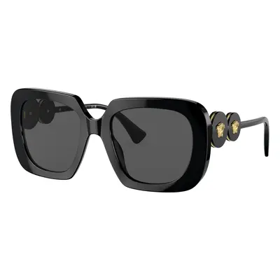 Versace Woman Sunglass VE4434 - Frame color: Black, Lens color: Dark Grey