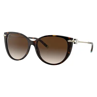 Tiffany & Co. Woman Sunglass TF4178 - Frame color: Havana, Lens color: Brown Gradient