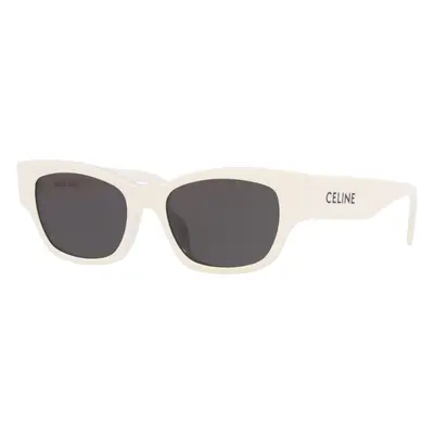 Celine Unisex Sunglass CL40197U - Frame color: Ivory, Lens color: Green