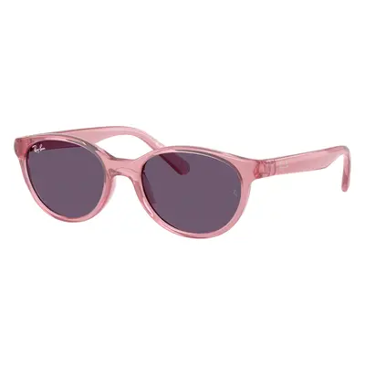 Ray-Ban Unisex Sunglass RB9080S Kids Bio-Based - Frame color: Transparent Pink, Lens color: Vio